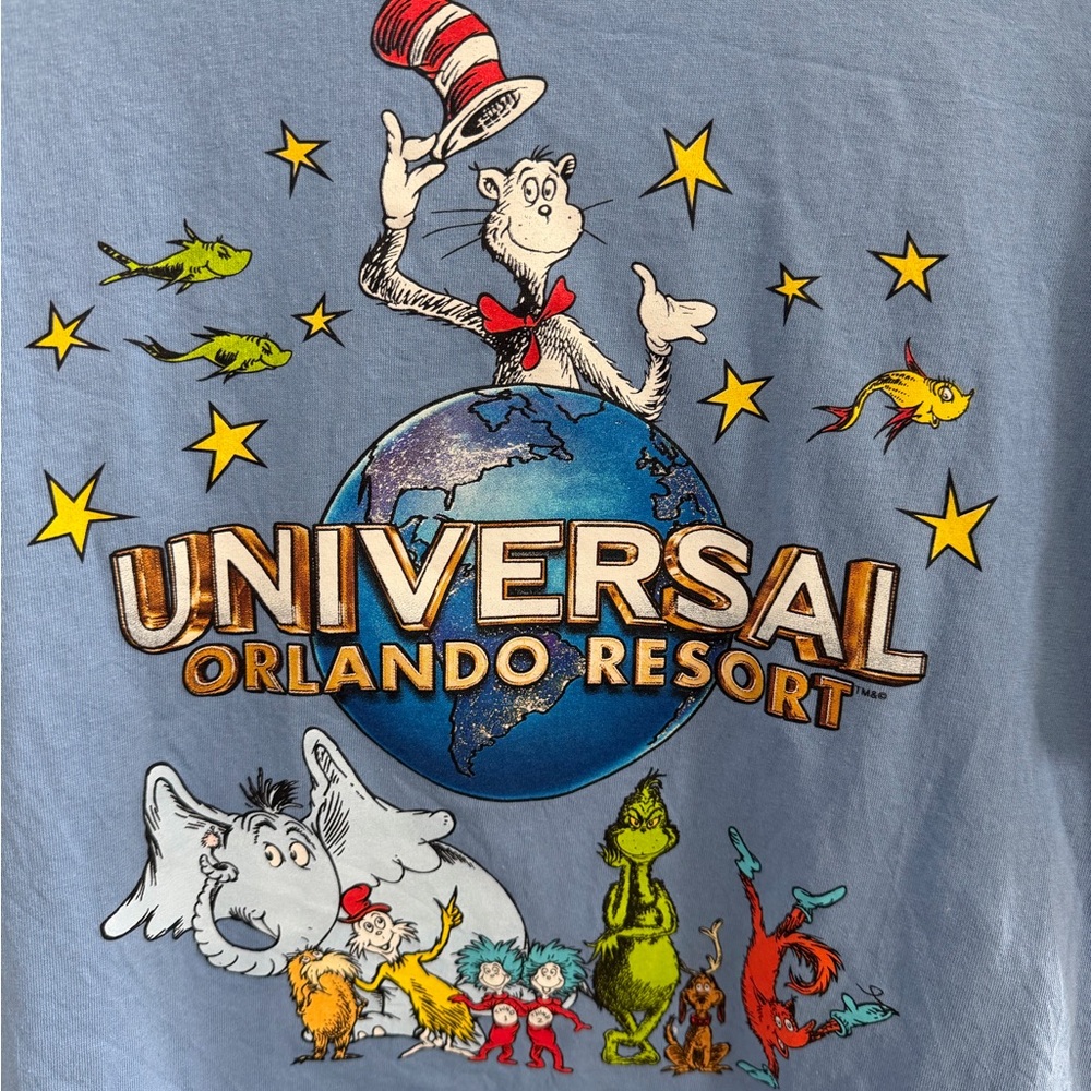 Universal Orlando Resort Blue Graphic Tee - Picture 3 of 4